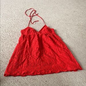 H&M Red Lace Dress
